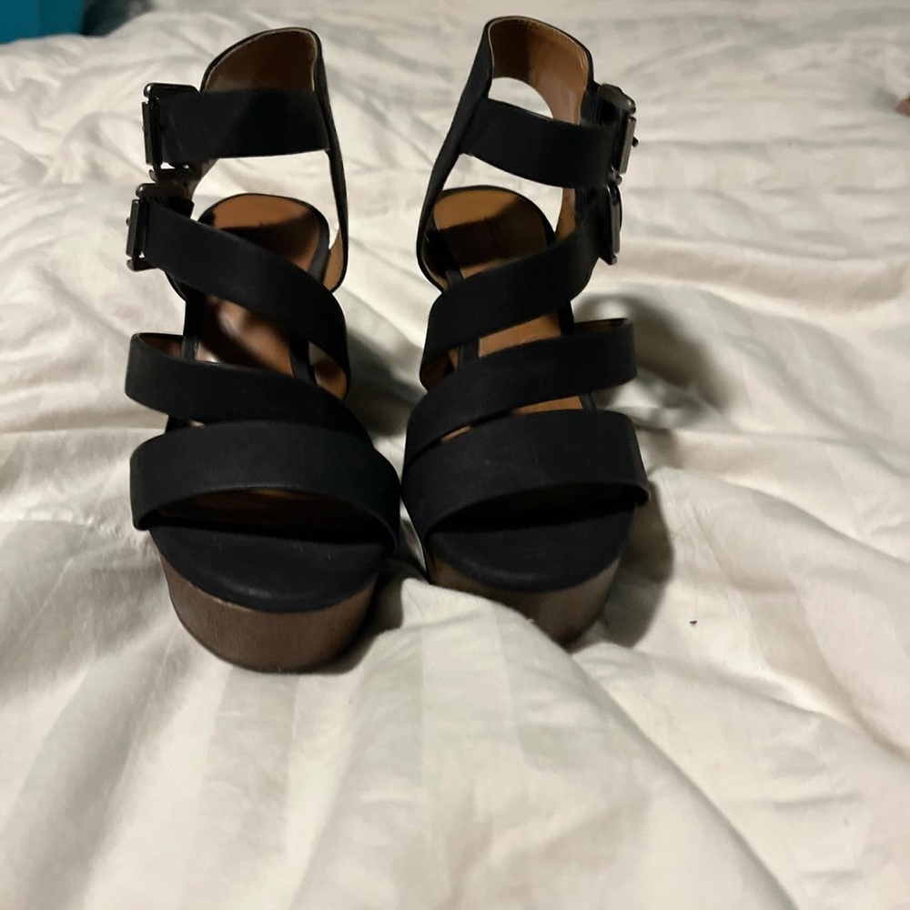 Black Strappy Women's Sandals